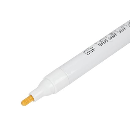 Маркер масляный белый конусоподобный 2-3мм длина 145мм SIGMA (8021301) - 2