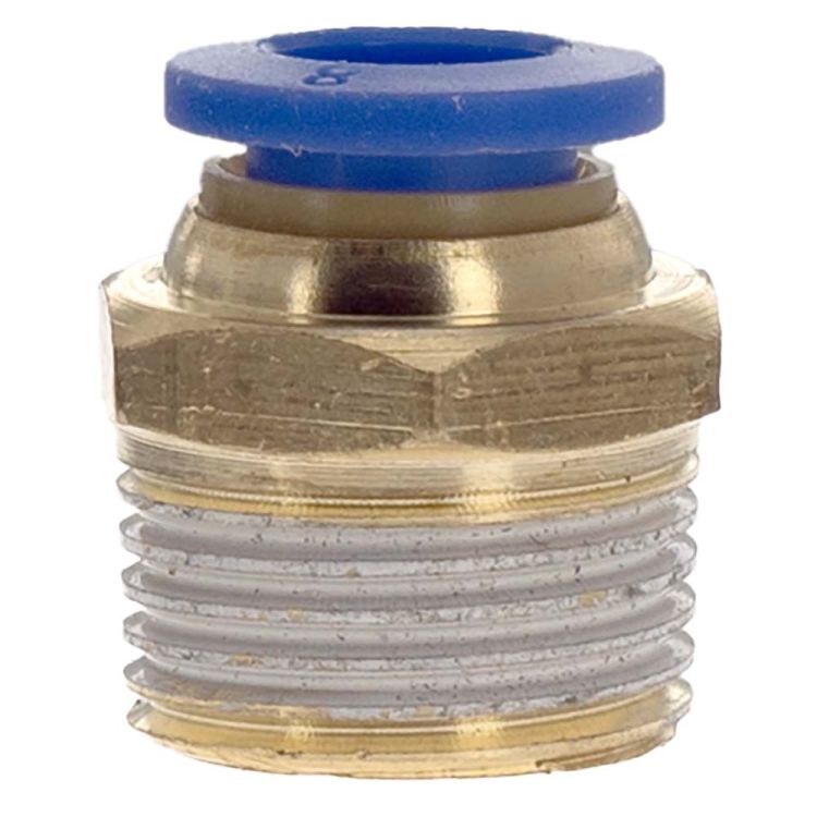 Штуцер цанговый (прямой) Ø8*8мм МТ 3/8&amp;quot; Sigma (7026901) - 2