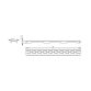 Решетка для линейного трапа Qtap Grate FD800 (NKS) - 2