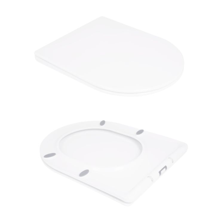 Унітаз-компакт Stork WHI 2178P безобідковий, Q-tap - 8