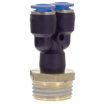 Штуцер цанговий (Y-подібний) Ø6*6*6мм МТ 1/2&amp;quot; Sigma (7027791) - 3