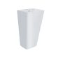 Комплект Qtap Tern: Раковина напольная моноблок 440х380х830 мм White + Донный клапан PU02O - 3