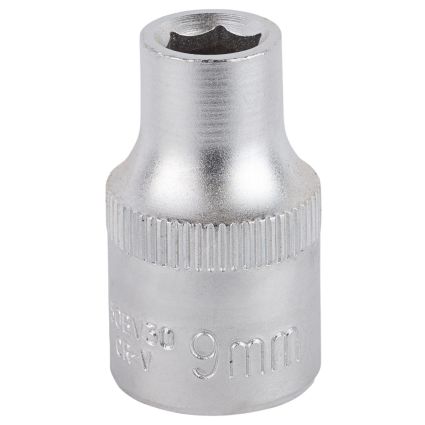 Насадка шестигранна коротка 1/2&amp;quot; 9мм CrV mid Sigma (6071091) - 1