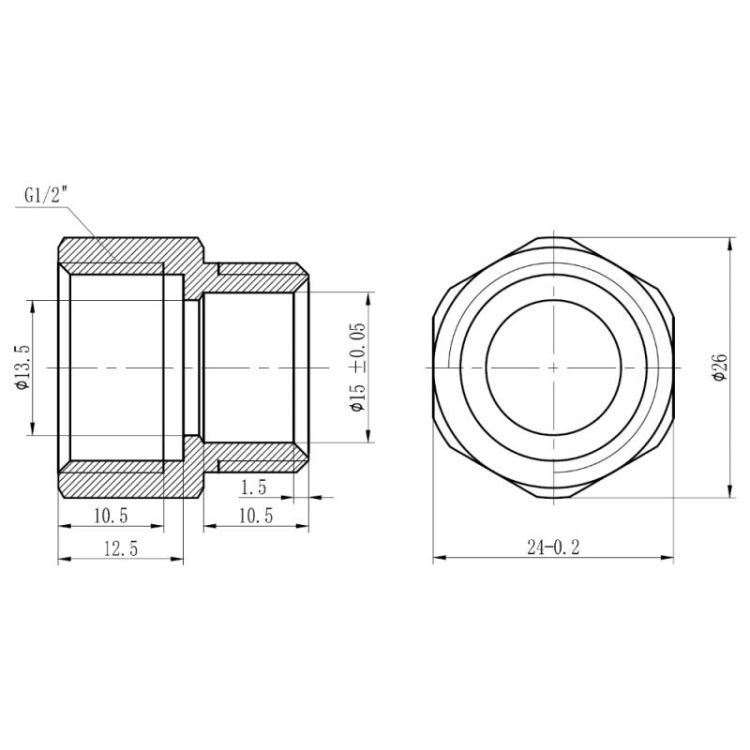 Згін металопл 16*1/2в SD FORTE SF171W1615 - 2