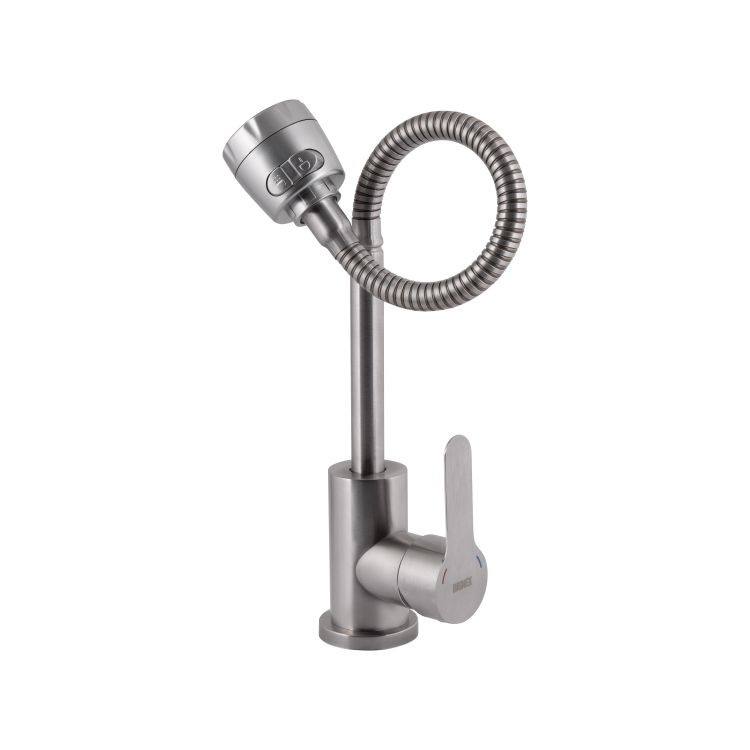 Смеситель для кухни Pure 015F41 с гибким изливом Nickel BRIPUR015F41NKL Brinex - 3