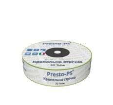 Крапельна стрічка Presto-PS емітерна 3D Tube крапельниці через 15 см витрата 1,38 л/год, довжина 500 м (3D-7-15-500)