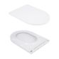 Унітаз-компакт Qtap Scorpio безободковий Ultra Quiet з сидінням Soft-close QT14226088AW - 8