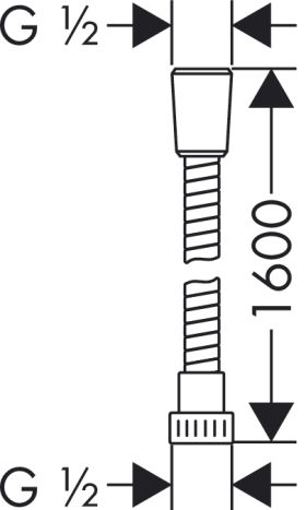 Душовий шланг Hansgrohe Metaflex 28266000 - 2