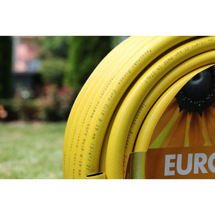 Шланг садовый Tecnotubi Euro Guip Yellow для полива диаметр 1/2 дюйма, длина 50 м (EGY 1/2 50) - 3