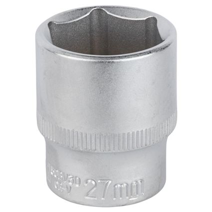 Насадка шестигранна коротка 1/2&amp;quot; 27мм CrV mid Sigma (6071271) - 1