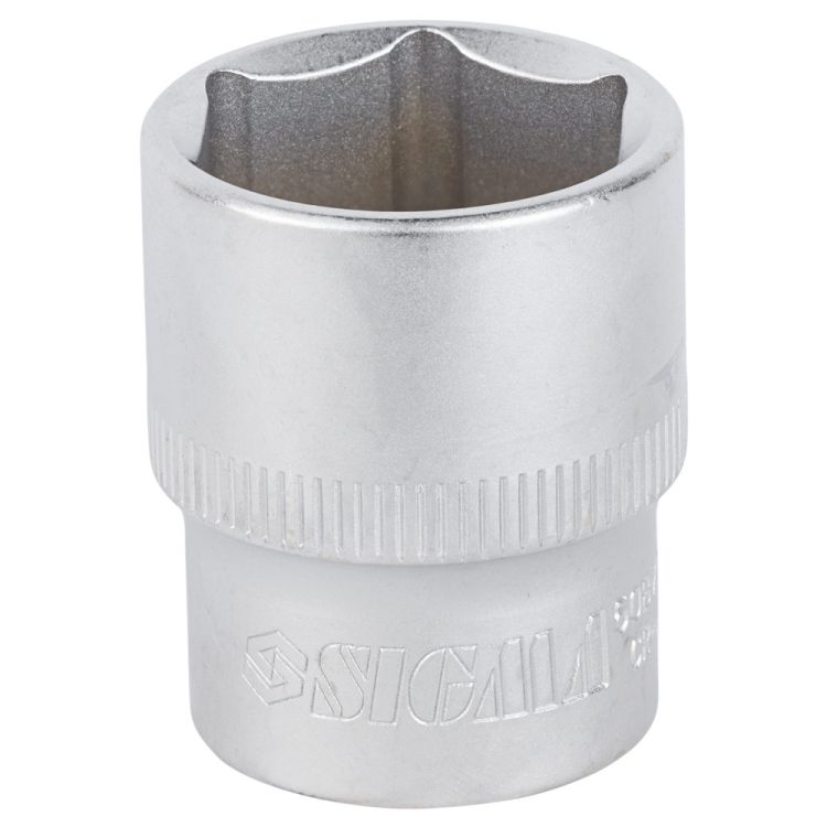 Насадка шестигранна коротка 1/2&amp;quot; 24мм CrV mid Sigma (6071241) - 2