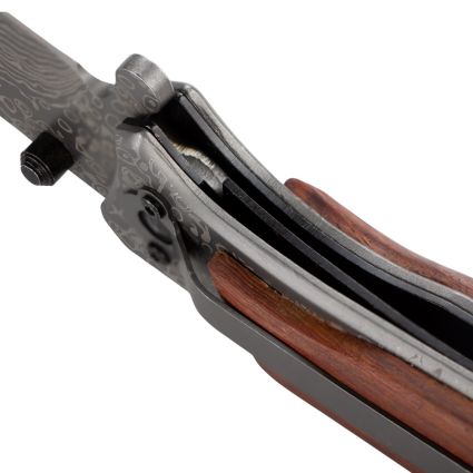 Ніж розкладний 122мм (рукоятка дерево) Sigma (4375821) - 3