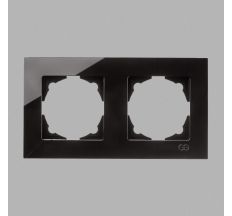 Eqona рамка 2-я чорна глянсова