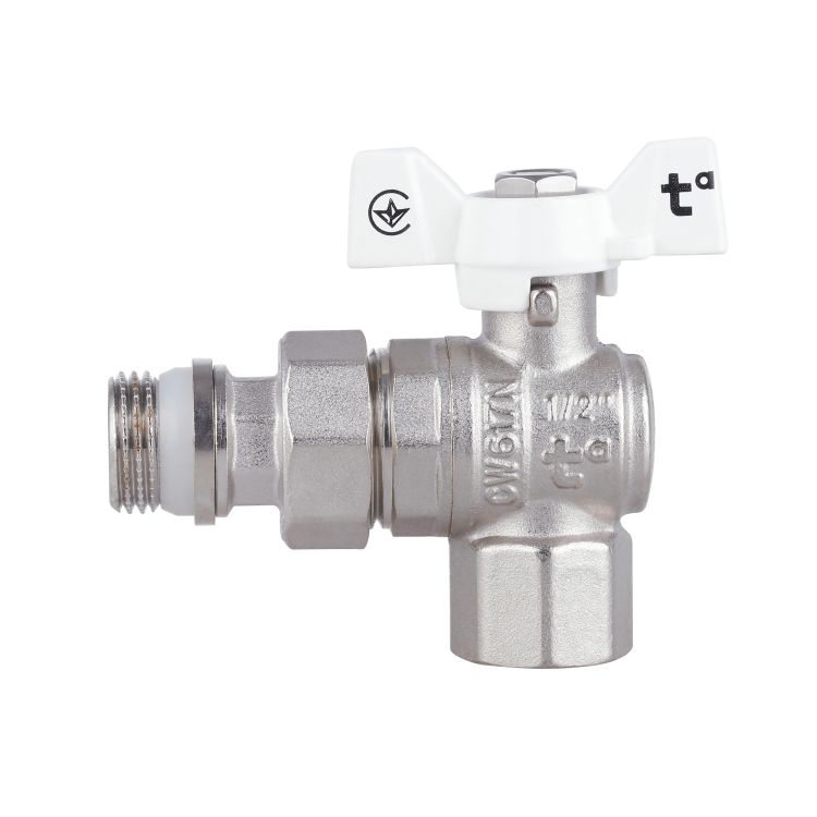 Кран кульовий &amp;quot;Американка&amp;quot; SD Forte 1/2&amp;quot; з антипротечкой кутовий - 4