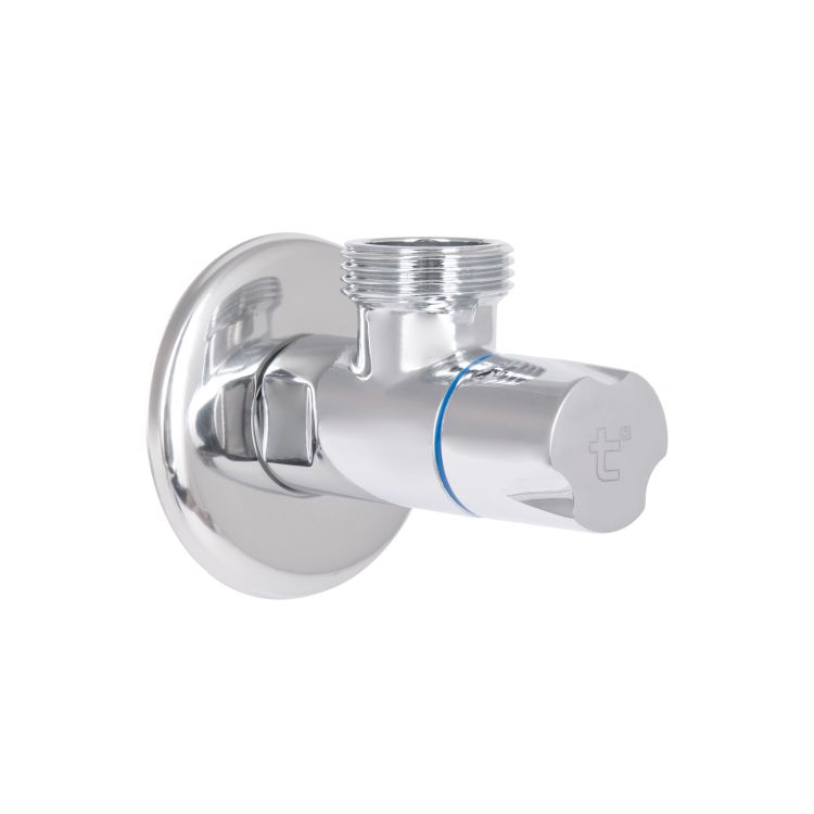 Кран кутовий 1/2*3/4 (кругл.) с керам.буксой SF342W1520 Forte 342 - 6