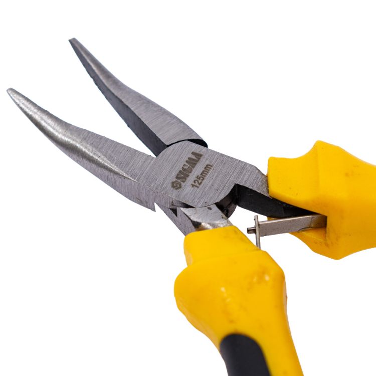 Длинногубцы изогнутые 125мм Standard SIGMA (4356511) - 6