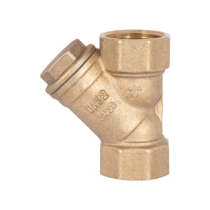 Фільтр косий Icma №50 грубої очистки 1 1/4&amp;quot;ВВ латунний 83050AG05 - 1