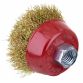 Щітка дротяна чашевидних Ø65мм М14×2мм (латуньований) Sigma (9014061) - 2