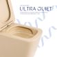 Унітаз підвісний Qtap Tern Ultra Quiet 520×345×325 мм, Beige, з сидінням Slim Duroplast / Soft-close / Quick Release QTTER26SB49001 - 5
