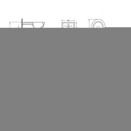 Комплект Qtap Jay 2 в 1: подвесной унитаз Rimless + биде подвесное - 2