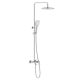 Душ.система KUCERA,220х220 ABS,лійка 3реж.,шланг 1700мм,хром t030B03401SR IMPRESE