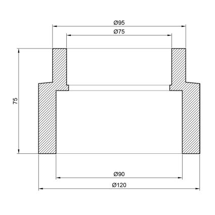 Муфта PPR Thermo Alliance 90х75 - 2