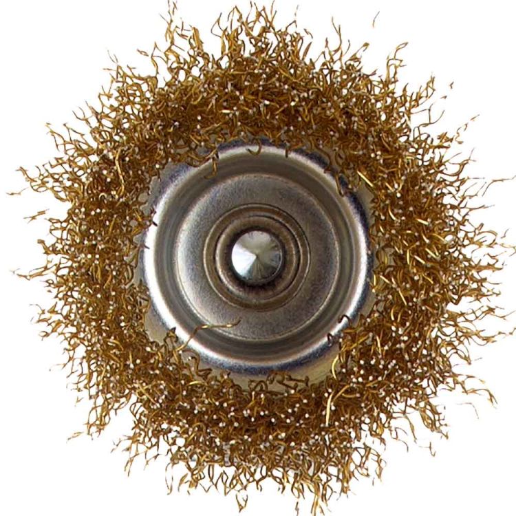 Щітка дротяна чашевидних Ø50мм хвостовик О6мм (латуньований) Sigma (9015051) - 4