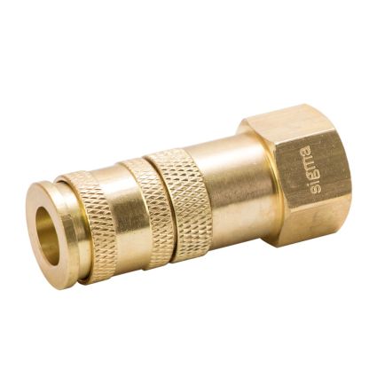Соединение быстросъемное усиленное с фиксатором 1/2&amp;quot; (латунь) Sigma (7021661) - 3