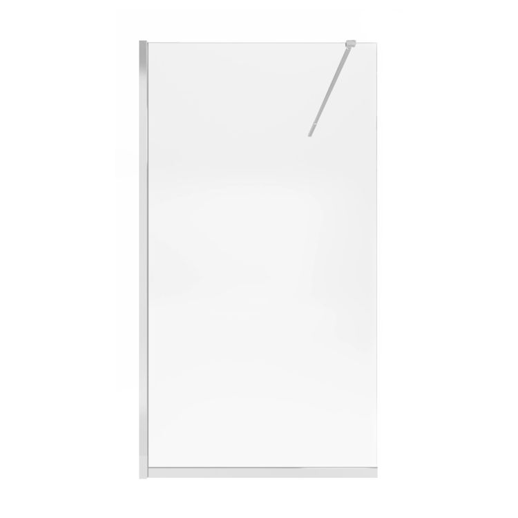 Душова перегородка Qtap Walk-In Standard CRM2011.C8 110х200 см, скло Clear 8 мм, покриття CalcLess - 1