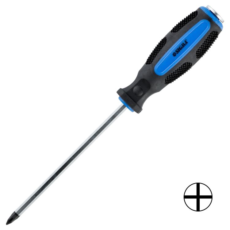 Хрестова викрутка ударна РН1х125мм CrV Sigma (4004621) - 1