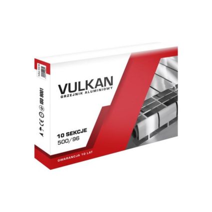 Радіатор алюмінієвий Vulkan 500/96 - 3