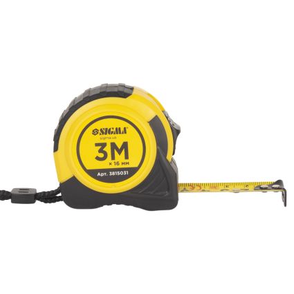 Рулетка shiftlock 3м*16мм Sigma (3815031) - 2