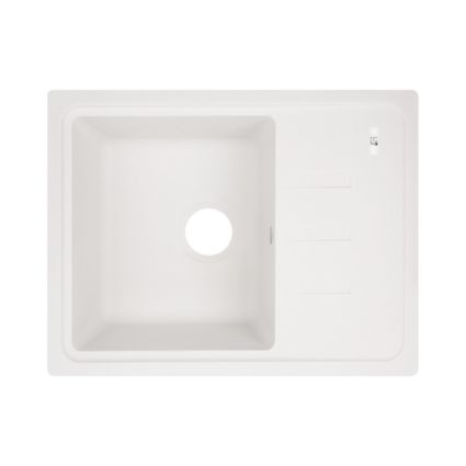 Кухонна мийка Lidz 620x435/200 WHI-01 (LIDZWHI01620435200) - 1