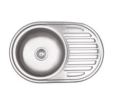 Кухонна мийка Brinex 7750 0,8 мм Micro Decor (BRIN7750MDEC08)
