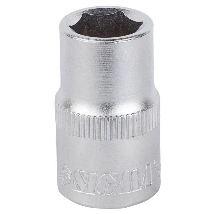 Насадка шестигранная короткая 1/2&amp;quot; 13мм CrV mid Sigma (6071131) - 2