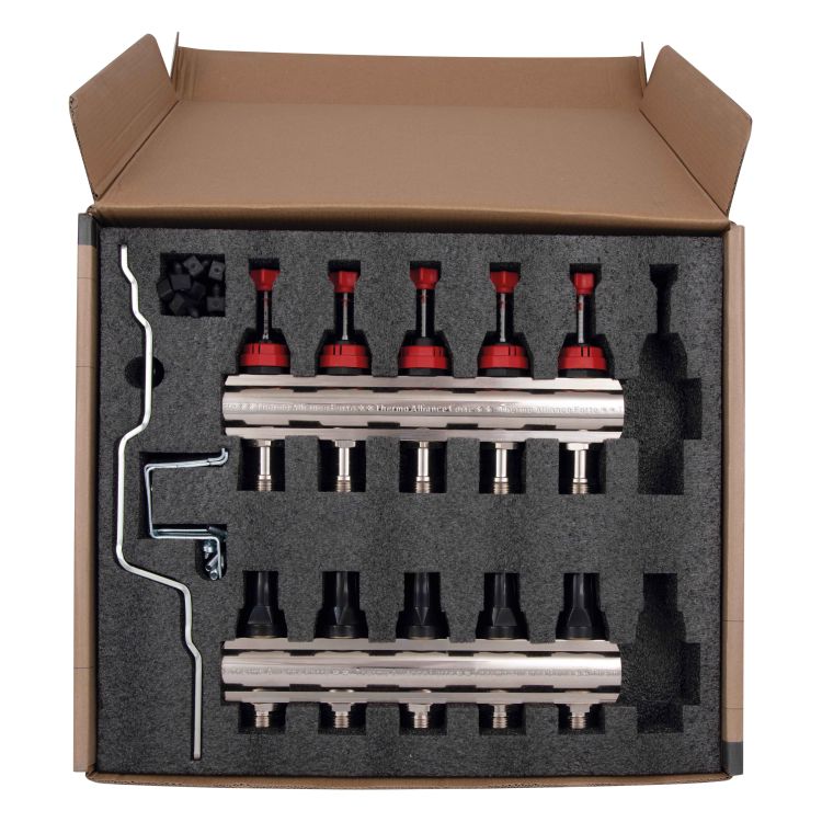 Колектор з витратомірами SD Forte 1&amp;quot; на 5 виходів - 10