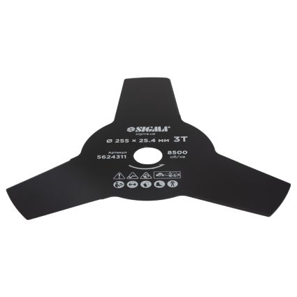 Ніж для тримера Ø255×25.4 мм 3Т SIGMA (5624311) - 3