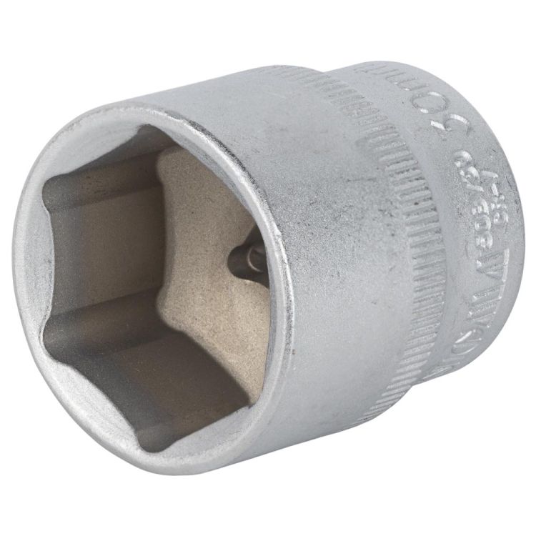 Насадка шестигранна коротка 1/2&amp;quot; 30мм CrV mid Sigma (6071301) - 3