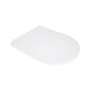 Сидіння для унітазу Qtap (Evia, Arvin, Leo 630) 410x330x22 мм, White, з мікроліфтом, Slim Duroplast, Quick Release QTSC179W49264 - 1