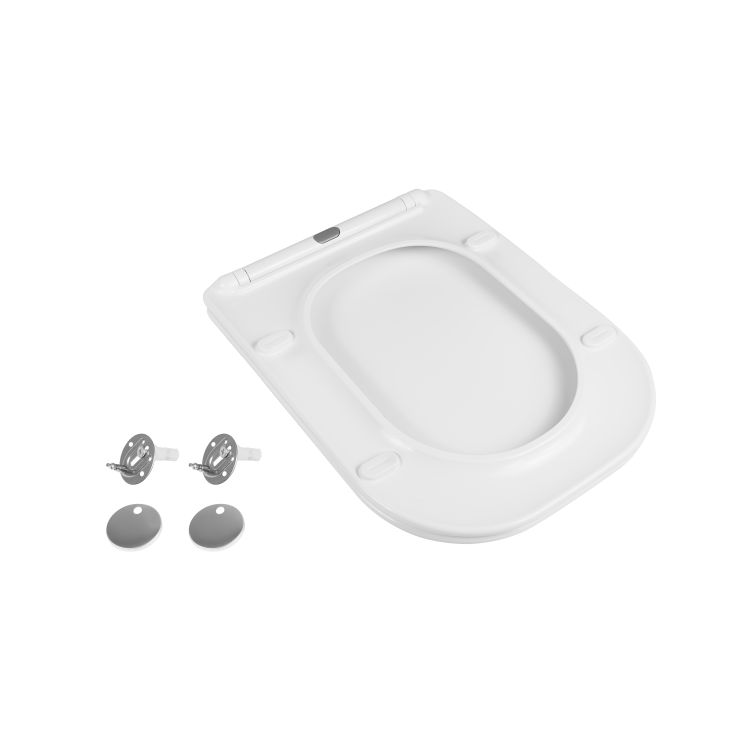 Сидіння для унітазу Qtap Presto з мікроліфтом Slim QT26992615EW - 6
