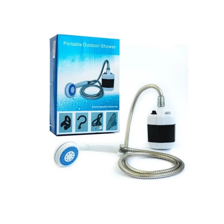 Душ портативный Portable Outdoor Shower с аккумулятором и USB зарядкой - 6