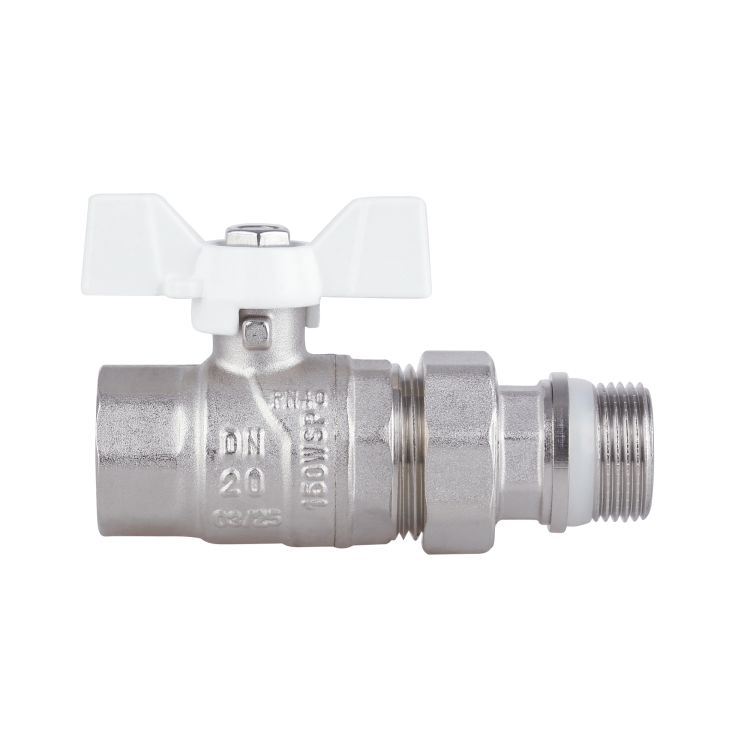 Кран с амер. прямой 3/4&amp;quot; Forte с антипрот SF 222W20 - 5