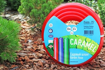 Поливальний шланг Presto-PS силікон садовий Caramel (червоний) діаметр 1/2 дюйма, довжина 50 м (CAR R-1/2 50) - 4