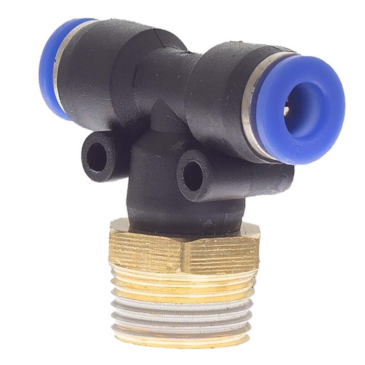 Штуцер цанговый (Т-образный) Ø6*6*6мм МТ 3/8&amp;quot; Sigma (7027341) - 3