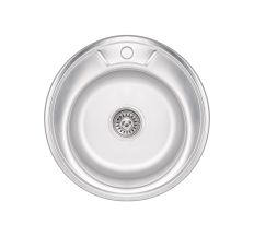 Кухонна мийка Brinex 490-A 0,6 мм Satin (BRIN490SAT06)