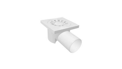 Трап 10х10 боковой Nova 5050N решетка пласт.d=50 - 1