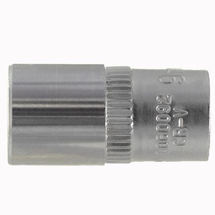 Насадка шестигранна коротка 1/4&amp;quot; 9мм CrV ULTRA (6060092) - 5