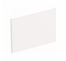 NOVA PRO  панель боковая для умывальника 50cm, белый глянец (пол)
