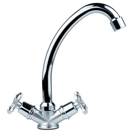 Смеситель QN 1/2&amp;quot; для кухни эконом на шпильке AQUATICA (QN-2B158C) - 3