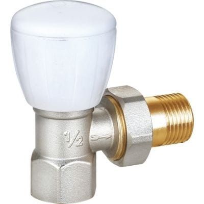 HLV Кран угл. ВЕРХ 1/2 полотенцесуш. хром арт107007 - 1